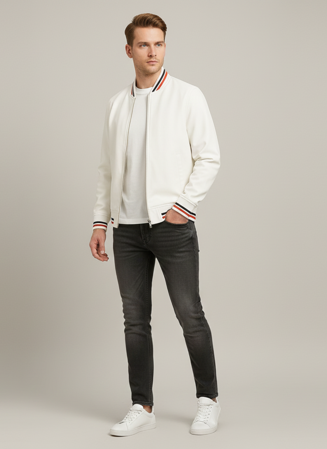 Ethan | Men's Jacket | Lightweight Bomber Jacket | Stylish Streetwear