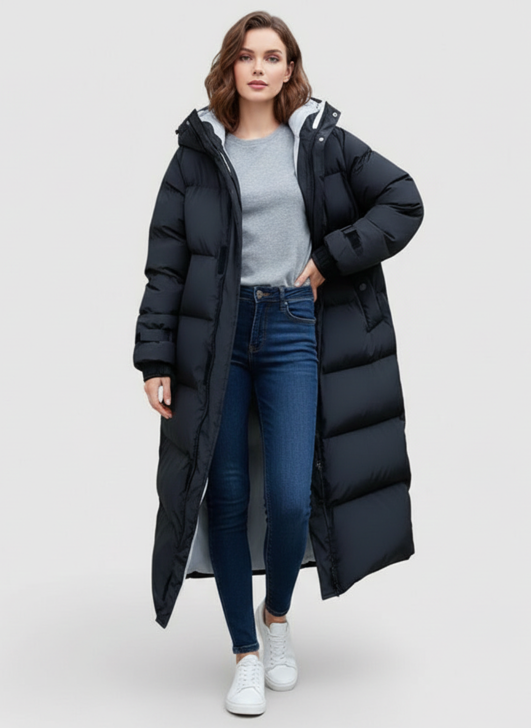 Elara | Women's Puffer Jacket | Women's Coats | Black Puffer Jacket