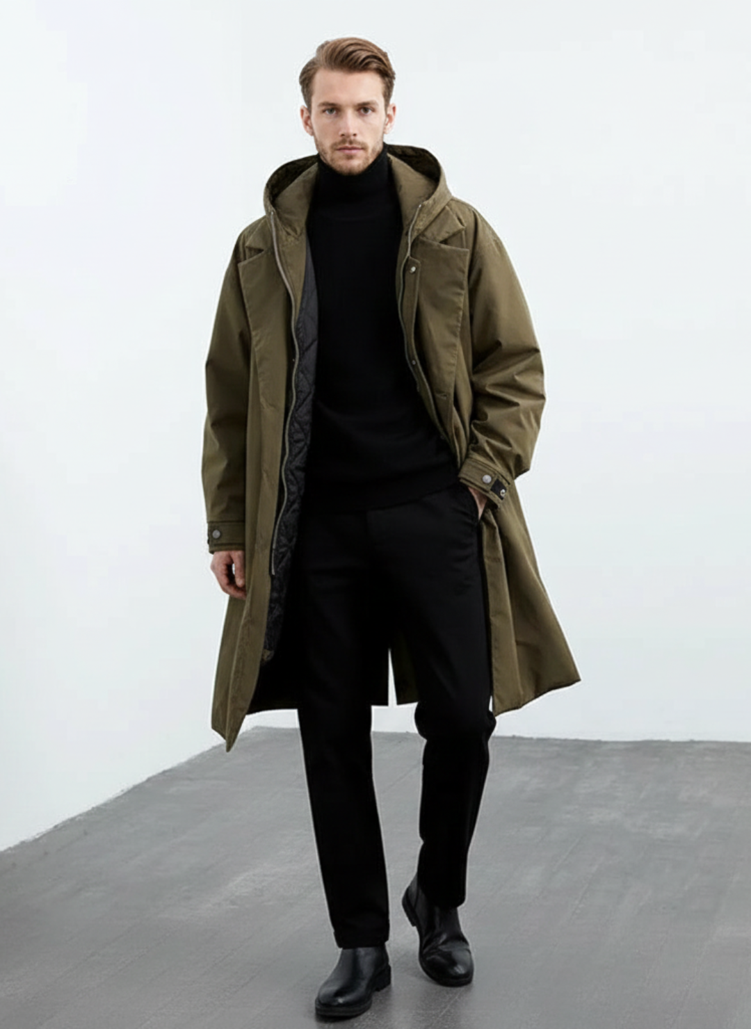 Liam | Men's Coat | Trench Coat Men | Puffer Jacket Men